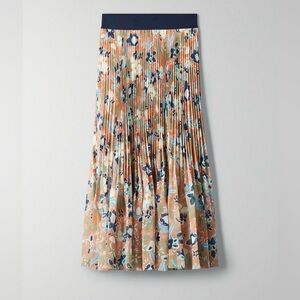 Aritzia - Wilfred Twirl Midi Skirt - Size Large - Gently Worn Like New Condition